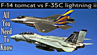 F-14 vs F-35C simple comparison #shorts all you need to know 🌎