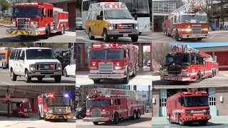 Fire Trucks Police & EMS Responding Compilation '24 #4: March 2024 Recordings