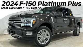 MOST LUXURIOUS F-150 EVER / 2024 Ford F150 Platinum Plus Review