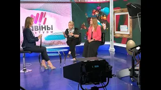 Татьяна Панова и Екатерина Шумская в программе "Новости культуры"
