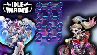 IDLE HEROES - CAMPAIGN STAGES FROM 2-6-6 TO 2-6-9