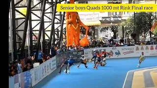 60th RSFI NATIONAL 2022: Senior Boys (Above 17 yrs) Quads 1000 mt Rink Final race