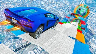 GTA 5 MEGA RAMP ▸ NO COPYRIGHT GAMEPLAY | 4K 60FPS | 428 | GTA Gameplay for TikTok & YouTube