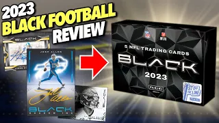 SICK CARDS at a not-so-sick price… 😳 2023 Panini Black Football FOTL Hobby Box Review