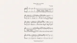 When She Loved Me  ( From Toy Story) For Piano with music sheet