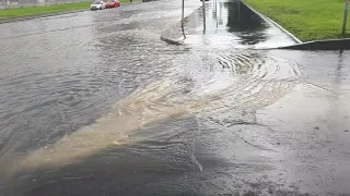 Дожди в Москве. Ливень.