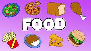 Food in English. Еда на английском детям.Слова и выражения по теме "Еда" #food