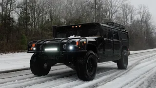 HUMMER H1 (SLIDING IN SNOW) (WAGON + SOFT TOP) 4K HD