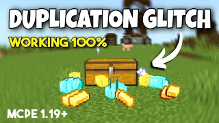 1.19 EASY Duplication Glitch *UNLIMITED ITEMS* Minecraft PE/Bedrock/Edu Edition (MCPE,PS4,Xbox)