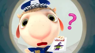 Police Offcier - Baby's Helper Chasing the Witch | Animated Cartoon for Kids | Dolly and Friends 3D