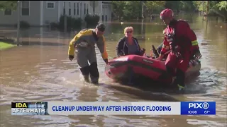 Cleanup under way after historic flooding in Cranford