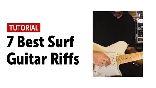 7 Best Surf Guitar Riffs (Free Tutorial in link below)