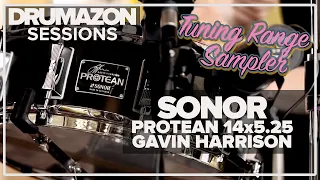 Sonor 14 x 5.25 Protean Gavin Harrison Snare Drum Demo, Feat Rocky Morris