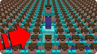 NOOB MINECRAFT VS 1 MILLÓN DE NOOBS TROLLS NOOB ES TROLLEADO POR NOOB FALSO EN MINECRAFT