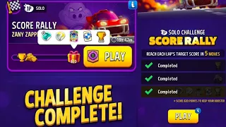 zany zapper solo challenge✅|820 points score rally solo challenge|match master