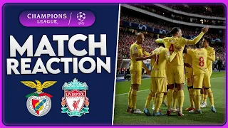 THAT WAS TOO NERVY! | Benfica 1-3 Liverpool | Match Reaction