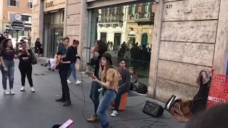 MANESKIN LIVE A ROMA CENTRO