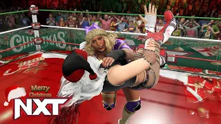 WWE 2K23 CHRISTMAS NXT - NIKKITA LYONS (W/TRINITY) VS HEATHER RAE