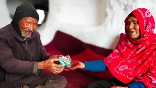 Grandma Surprised Grandpa with a Gift| Daily Routine Village life in Afghanistan| Old lovers