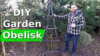 DIY Garden Obelisk | Trellis