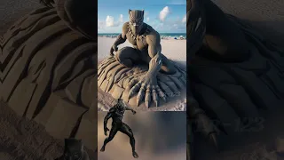 Superheroes as Sand Sculpture💥 Avengers vs DC - All Marvel Characters #avengers #shorts #marvel