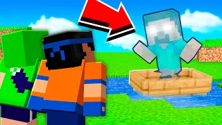 ENCONTRAMOS UM FANTASMA NO BARCO!! MINECRAFT ERA DA REDSTONE