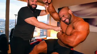 CRAZY SKYSCRAPER SCIATICA treatment for Bodybuilder مُعالِج يَدَويّ