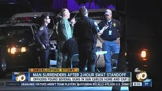 Man Surrenders After 2-Hour SWAT Standoff