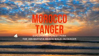 Morocco. Diplomatic Forest Park and Ibn Battuta Beach in Tanger.