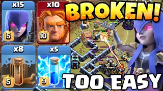 NEW WITCH SPAM STRATEGY IS BROKEN!!! Anyone can TRIPLE with this!! Clash of Clans eSports