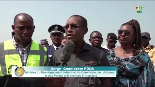 Visite d'amitié et de travail en Guinée : la délégation Burkinabè visite le port autonome de Conakry