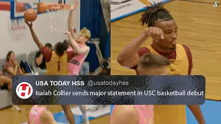 Class of 2023 No.1 Rated Recruit Isaiah Collier Dominated USC's European Tour!