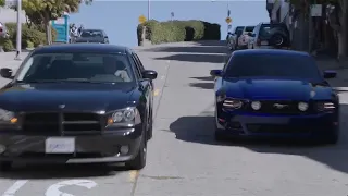 Alcatraz - Bullitt tribute / San Francisco Car Chase Scene (1080p)