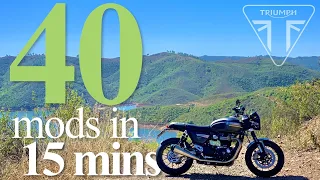 Triumph Speed Twin 1200 - 40 Mods & Accessories in 15 minutes