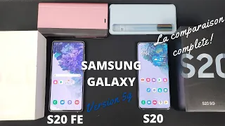 Samsung Galaxy S20 FE 5G VS S20 5G - La comparaison complète