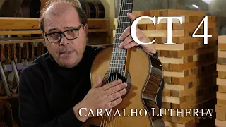 Samuel Carvalho apresenta o modelo CT4 Double top Carvalho Lutheria