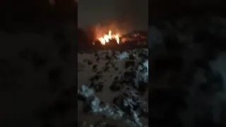 В Чебоксарах случился пожар