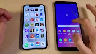 Samsung Galaxy A9 2018 vs iPhone X