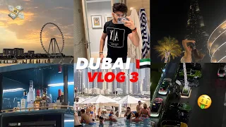 DUBAI FIVE PALM JUMEIRAH HOTEL 🥵💸| POOL PARTY🥂 | LUXURY LIFESTYLE😎 | VLOG 3 |
