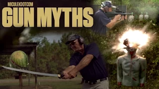 Headshots with Walking Dead Weaponry! | Gun Myths with pro shooter Jerry Miculek