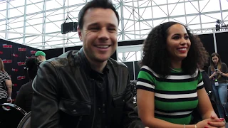 Charmed Season 2 NYCC Rupert Evans & Madeleine Mantock (Harry & Macy)