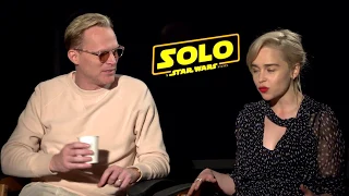 Paul Bettany & Emilia Clarke Talk Solo: A Star Wars Story