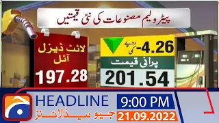 Geo News Headlines 9 PM | 21 September 2022