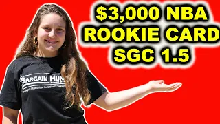 $3,000 NBA SGC 1.5 ROOKIE CARD PANINI BOX BREAKING STORAGE WARS UNBOXING ABANDONED AUCTION