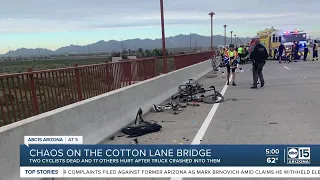 Cyclists involved in pickup truck crash speak for the first time