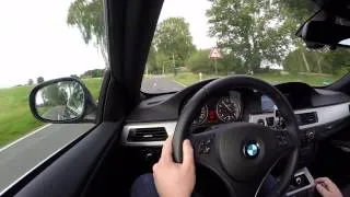 BMW 325i E90 Onboard Sound on German Highway