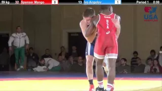 59 KG - Spenser Mango (USA) vs. Ivo Angelov (BUL)