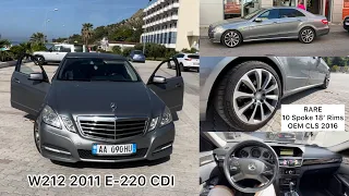 Mercedes Benz E-Class W212 (2011) POV City Drive