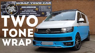 Volkswagen T6 Campervan Two Tone Wrap (Vinyl Wrap)