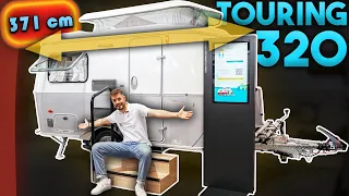 Wie GEMÜTLICH sind 371 cm Aufbaulänge ❓❗ | Eriba Touring 320 | Caravan Salon Düsseldorf 2023